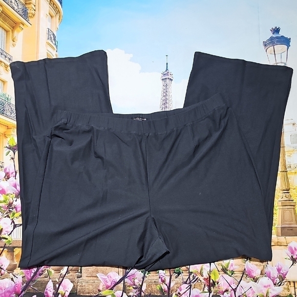 Eileen Fisher Gray‎ Wide-Leg Pants Size 3X - Picture 1 of 5